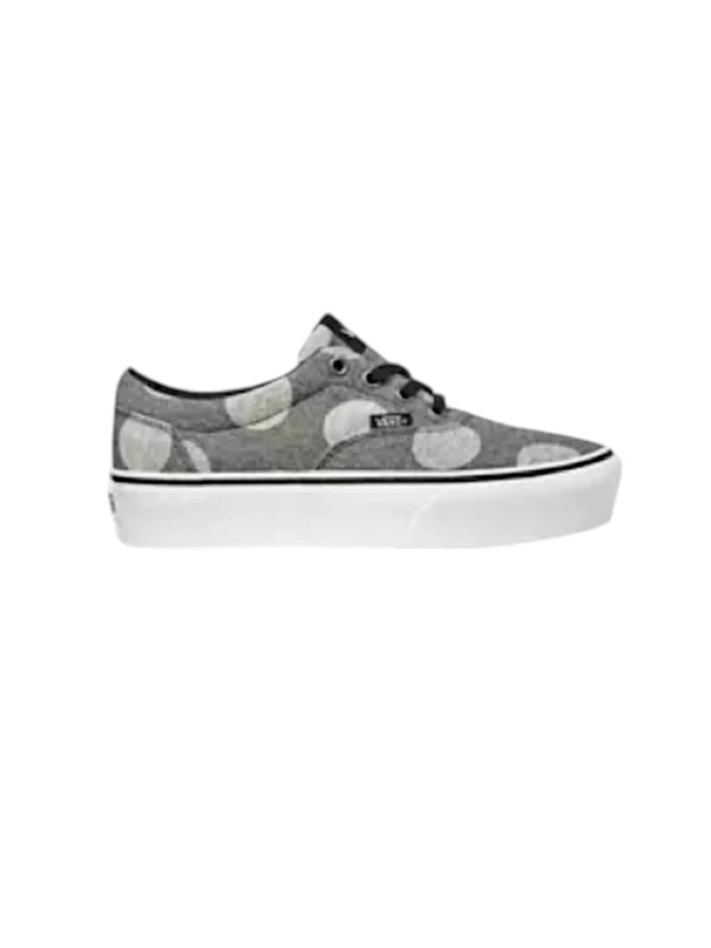 VANS Fuzzy Dot Polka Dot Doheny Platform Sneakers
